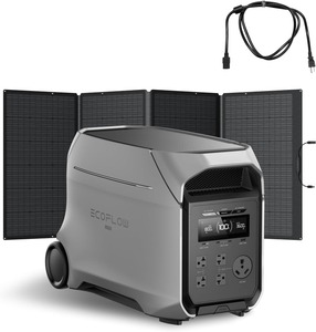 Ultra Plus Portable Power <b>Station</b> with 400W Solar Panel, 3072Wh LiFePO4 Battery, 3600W (7200W Surge) Output, Expandable to 11kWh - Product Image 3