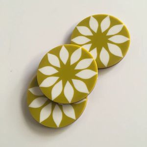 Modern Design Resin Inlay Coaster Set MDF Coaster Resin Coaster MDF Resin Inlay Coaster Place Mats at very low wholesale Price - Product Image 3