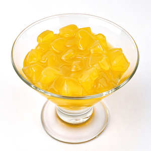Jalea de Coco con Sabor a Mango en Forma de Corazón, Nata de Coco Amarilla, Ingredientes para Té Boba Masticable para Restaurantes - Product Image 3