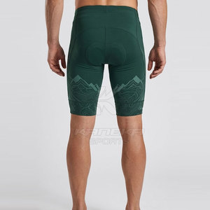 Shorts de cyclisme pour hommes style moderne, Spandex/Polyester, écologiques, respirants, coupe confortable, séchage rapide, pour le cyclisme en plein air et la course - Product Image 6
