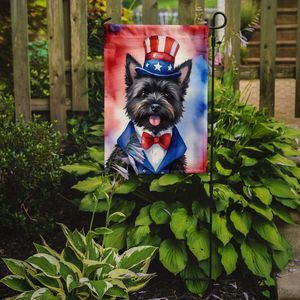 Cairn Terrier patriótico americano Multicolor jardín bandera buzón decorativo patio bandera Banner para Patio ilustraciones para macizos de flores - Product Image 2