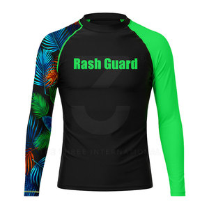เสื้อรัดรูปแขนยาวสำหรับผู้ชาย ยี่ห้อ Professional Body Shield ผลิตจากผ้าสแปนเด็กซ์/โพลีเอสเตอร์ สำหรับฝึกซ้อมยิวยิตสู แห้งเร็ว ปรับแต่งได้ - Product Image 5