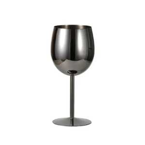 Verre à vin en acier inoxydable de qualité supérieure, gobelet à vin élégant en métal argenté, calice à boire incassable en métal pour ensemble de barware - Product Image 4