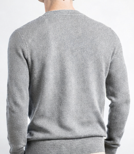 Suéter de Invierno para Hombre, 100% Cachemira Premium, Transpirable, con Patrón de Letras, Tejido de Cable, Grueso, Cálido, Casual, Corte Ajustado - Product Image 3