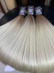 Más vendidos 100% Extensiones de cabello humano virgen vietnamita crudo 100G 1 paquete 30 pulgadas Natural recto Super doble colores - Product Image 2