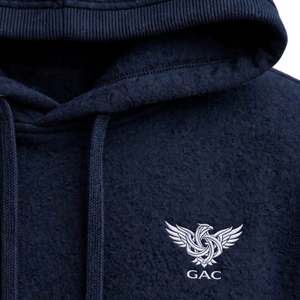 Sweat à capuche oversize en molleton 100 % coton pour homme avec cordon de serrage, poche kangourou, broderie frontale, manches longues, style décontracté streetwear - Product Image 4