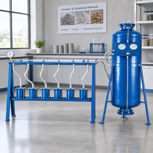 Appareil semi-automatique en acier doux pour l'essai de perméabilité des mortiers à base de ciment et de pozzolan |   Équipement de laboratoire pour l'analyse du ciment - Product Image 3