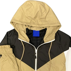 Ensemble de survêtement pour homme, coupe-vent 2 pièces personnalisé, short et veste à capuche, fermeture éclair réfléchissante, nylon de haute qualité, style streetwear - Product Image 6