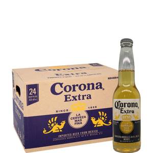 Bière mexicaine authentique Corona Extra Lager en mini-bouteilles de 210 ml, lots de 30, pour la restauration aérienne et les équipements hôteliers - Product Image 2