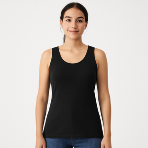 Camisetas de Yoga de Alta Calidad con Logotipo Personalizado OEM para Mujer, Compresión Suave, Secado Rápido, Cuello Redondo, Chaleco Deportivo para Mujer - Product Image 1