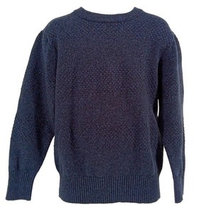 Knittedpullover Heavyweight Knitted <b>Pullover</b> Dropped Shoulders Solid <b>for</b> Autumn 100% Cotton High Quality - Product Image 3
