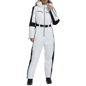 Traje de Esquí para Mujer, Impermeable, Abrigo de Invierno con Cuello de Piel Desmontable, Mono para Snowboard, Resistente al Viento, para Actividades al Aire Libre en la Nieve - Product Image 5