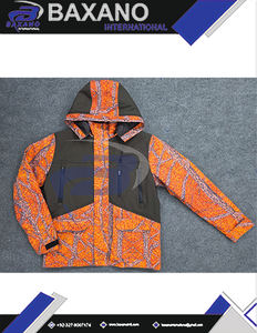 Veste de chasse orange pour l'extérieur, vestes de chasse unisexes, respirantes, imperméables, coupe-vent, camouflage, manteau d'hiver, capuche, logo personnalisé - Product Image 4