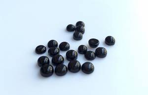 Cabochon en Onyx Noir Naturel Rond, Pierre Précieuse de Haute Qualité pour la Fabrication de Bijoux, Vente en Gros, Personnalisation Disponible - Product Image 6