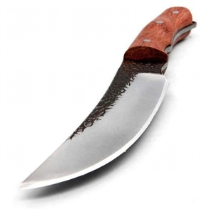 Herramienta utilitaria de acero con alto contenido de carbono, acabado martillado a mano, mango de palisandro. - Product Image 4