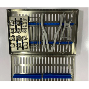 Premium Quality 18 PCS Rubber Dam Set Surgical Grade German Stainless Steel <b>Frame</b> <b>Clamps</b> Punch Forceps Autoclavable CE ISO - Product Image 3