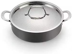 Plat de service de luxe en céramique blanche avec support doré, chauffe-plat pour buffet, pot de service pour traiteur, vaisselle pour hôtel et restaurant - Product Image 5