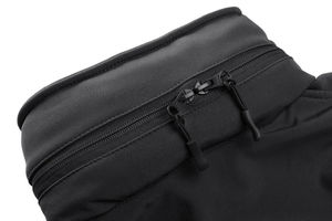 Veste Softshell Légère Imperméable Coupe-Vent Noire pour Hommes, Veste Tactique à Col Debout avec Fermeture Éclair, Manteau d'Hiver pour l'Extérieur avec Logo - Product Image 5