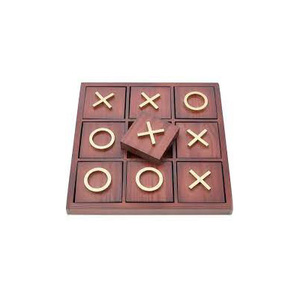 เกมกระดานไม้หรูหรา ติ๊กแท็กโท คลาสสิก นาทส์แอนด์ครอสส์ ของเล่นเสริมพัฒนาการบนโต๊ะ เกมปาร์ตี้สำหรับครอบครัว เหมาะสำหรับเด็กและผู้ใหญ่ - Product Image 3