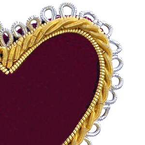 Handmade Premium Quality Fabric Embroidery Brooches Custom Professional <b>Badges</b> With Safety <b>Pin</b> Wholesale For Sale - Product Image 3