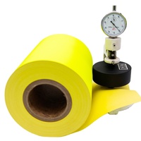 Papel Autoadhesivo Fluorescente Personalizado en Rollo Jumbo, Material de Papel para Etiquetas de Colores Brillantes, Rollo Jumbo de Etiquetas de Neón
