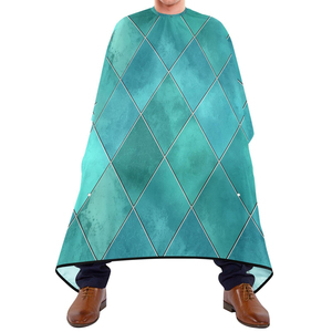 ผ้าคลุมตัดผมสำหรับช่างตัดผมมืออาชีพ ผ้าคลุมกันน้ำ โพลีเอสเตอร์ ผ้าคลุมช่างทำผม ปรับระดับคอได้ พร้อมบริการสกรีนลายตามสั่ง - Product Image 2