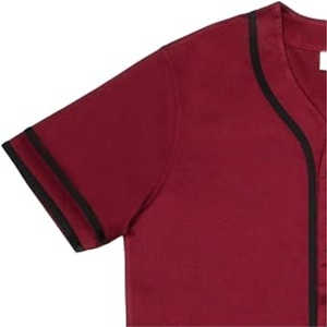 Camiseta de Béisbol Sublimada Transpirable con Diseño Personalizado, Equipación de Equipo con Botones Completos, Chaqueta de Béisbol de Colores Vibrantes para Hombre - Product Image 4