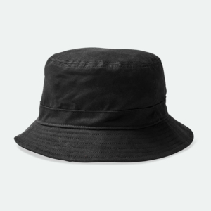 Chapeau bob en toile de coton noir unisexe, couleur unie, décontracté, printemps-été, adulte - Product Image 4