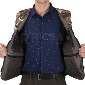 Chaleco de Caza para Invierno, Diseño Sólido, Transpirable, Ligero, con Múltiples Bolsillos para Exploración Forestal y Viajes - Product Image 3