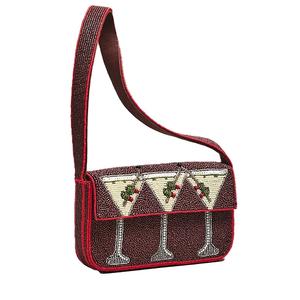 Sac à main brodé à la main de haute qualité avec perles de rocaille, sacs brodés indiens faits à la main avec perles de rocaille - Product Image 1