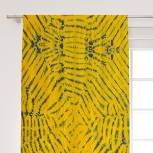 Rideau en coton imprimé tie-dye de qualité supérieure, fait main, panneau décoratif pour fenêtre, idéal pour villa et chambre d'hôtes, vente en gros Inde - Product Image 2