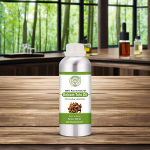 น้ำมันหอมระเหย tolu balsam คุณภาพสูงน้ำมันหอมระเหยกลั่นแบบวีแกนไม่ใช่ GMO สำหรับธูปเทียนและสูตรดูแลผิว - Product Image 1