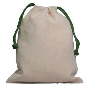Sac à cordon en coton biologique personnalisé avec logo imprimé pour chaussures, sacs à main de luxe, emballage de sacs à main, sac anti-poussière en mousseline de coton - Product Image 2