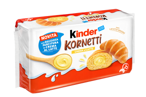 Kinderr Kornetti Cioccolato Premium Cream Filled Wafer Snack Chocolate Biscuit <b>Roll</b> Bulk Pack Wholesale Factory Supply Italy A++ - Product Image 6