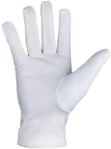 Gants de cérémonie maçonniques 100% coton, compas carré et G - Bleu 100% SATISFACTION CLIENTE - Product Image 6