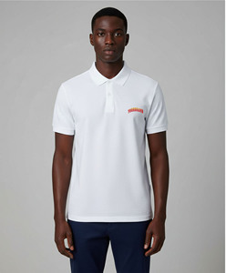 Men <b>White</b> Cotton <b>Polo</b> Shirt Short Sleeve Embroidered Logo Front Casual Style Breathable Oxford Fabric Regular Fit for men - Product Image 4