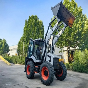 Machine combinée puissante Hidromek : pelle rétrocaveuse et chargeuse frontale avec moteur diesel et boîte de vitesses durables - Product Image 4