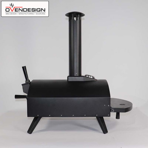 Fours de comptoir de 13 pouces <span class=keywords><strong>four</strong></span> à pizza à bois pour la maison <span class=keywords><strong>four</strong></span> à pizza extérieur intégré avec porte rabattable - Product Image 5
