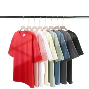 OEM Customized Logo Embroidery Mens 180G Pure Cotton Mens Slim Fit Solid Color Crew Neck Casual Short Sleeve Base Layer T Shirt - Product Image 1