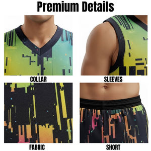 Tenues de basketball professionnelles, ensembles de maillots de basketball personnalisés en sublimation intégrale pour la vente en gros - Product Image 6