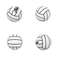 Mini balle de water-polo 60mm Mini balle de volley-ball en caoutchouc à rebond élevé jouet promotionnel balle rebondissante