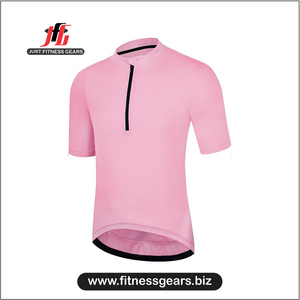JUST FITNESS GEARS Maillot de cyclisme pour hommes en polyester, prix de gros, dernier style, vente chaude, respirant, séchage rapide, écologique, manches courtes - Product Image 3