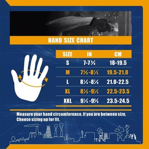 Guantes de Seguridad de Cuero Transpirables al Por Mayor, Protección UV, Antideslizantes, de Secado Rápido, Impermeables, con el Último Diseño para Exteriores - Product Image 5