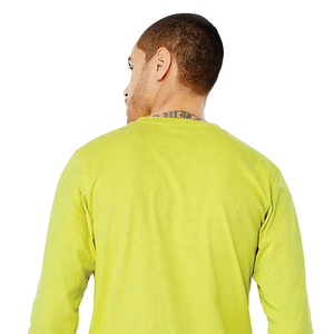 Mens Long Sleeve Henley <b>Shirt</b> Slim Fit Casual Solid Color <b>Half</b> Placket <b>Button</b> Collar Lightweight Breathable Everyday Wear Top - Product Image 5
