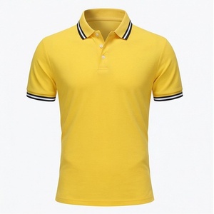 เสื้อโปโลผู้ชายสไตล์ลำลองสำหรับฤดูร้อน ผ้าคอตตอนผสม ใส่สบาย ระบายอากาศได้ดี รับสั่งทำสีและโลโก้ - Product Image 1