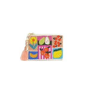 Colorful Seed Beads Beaded Needlework Coin Pouch Zipper Closure Cotton <b>Foundation</b> Eco-Friendly Handmade Embroidery for Women - Product Image 5