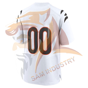 Maillot de football américain personnalisé tendance, à séchage rapide, manches courtes, respirant et à séchage rapide - Product Image 2