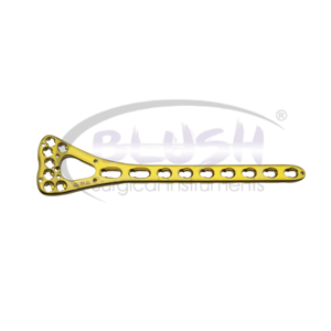 Orthopedic Implants & Materials Distal Radius Multiaxial Plate Titanium Bone Plate with Screw By <b>Blush</b> Surgical - Product Image 1