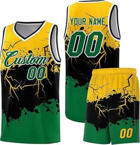 Conjunto de Uniforme de Baloncesto Personalizado con Impresión a Medida, Directo de Fábrica, para Clubes y Equipos - Product Image 2
