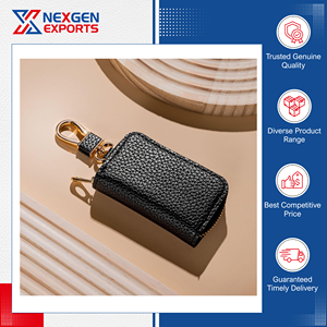 สินค้าใหม่มาแรง! พวงกุญแจหนัง PU แฟชั่นคุณภาพเยี่ยม พร้อมซิปปิดทนทาน มีจำหน่ายจำนวนมาก - Product Image 4